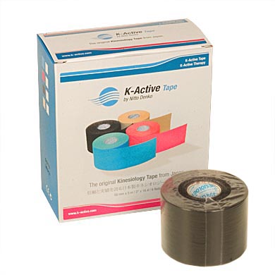 K-active - Kinesiotape: K-Active Original, 5cmx5m, zwart, p--1