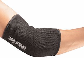 Mueller - Mueller Elastic elbow support - zwart - Large (29-31cm)